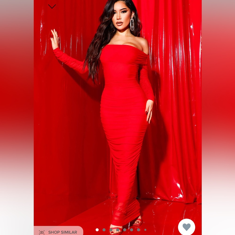 Red dress